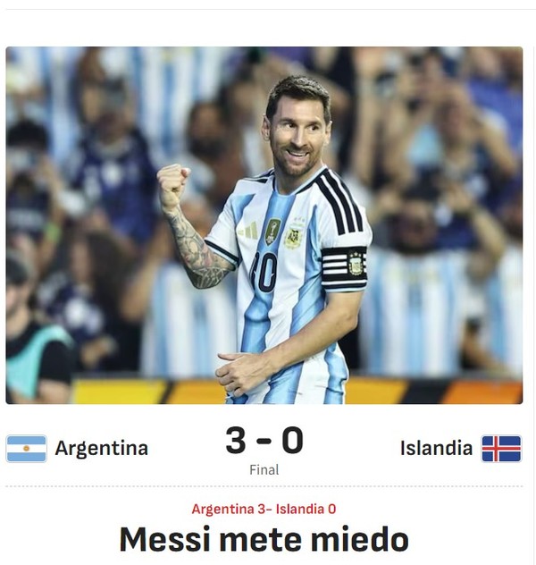Messi brilha em último teste antes da Copa do Mundo